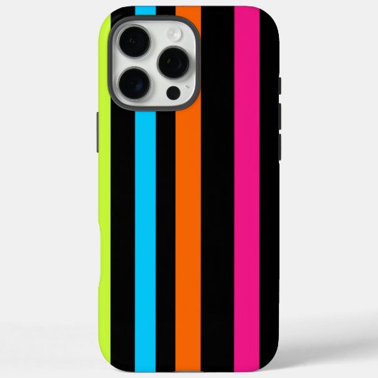 Neon strepen Case-Mate iPhone case (Achterkant)