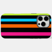 Neon strepen Case-Mate iPhone case (Achterkant (horizontaal))