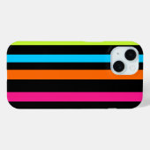 Neon strepen Case-Mate iPhone case (Achterkant (horizontaal))