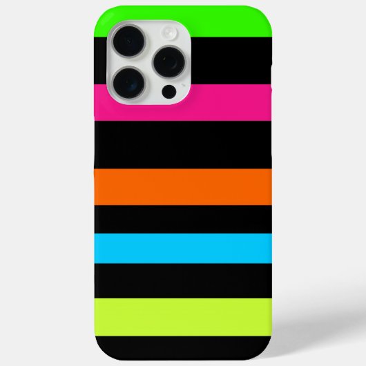 Neon strepen Case-Mate iPhone case (Achterkant)