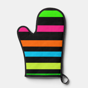 Neon strepen ovenwant