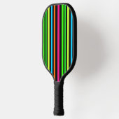Neon strepen pickleball paddle (Links)