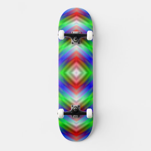 Neon Stripes Skateboard (Voorkant)