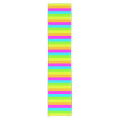 Neon Stripes Table Runner Korte Tafelloper (Voorkant)