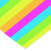 Neon Stripes Table Runner Korte Tafelloper (Hoek)