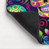 Neon Sugar Skull Muismat (Hoek)