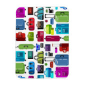 Neon Suitcases Magneet (Verticaal)