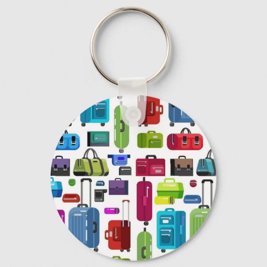 Neon Suitcases Sleutelhanger (Voorkant)