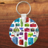 Neon Suitcases Sleutelhanger (Voorkant)