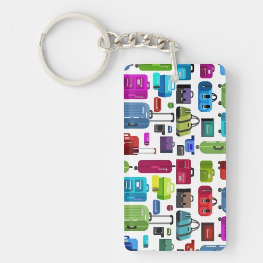 Neon Suitcases Sleutelhanger (Voorkant)