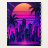 Neon Sunset Cityscape rétro-futuriste (Dos)