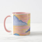 Neon Sunset par Lyric Rivera - Mug de café (Gauche)