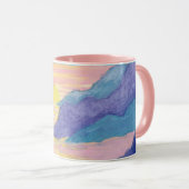 Neon Sunset par Lyric Rivera - Mug de café (Devant droit)