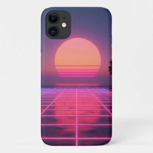 Neon Sunset Retro Telefoonhoesje iPhone 11 Hoesje