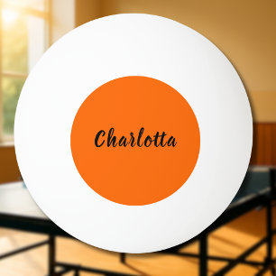 Neon Sunset Sinaasappel Effen Kleur Aangepast Gepe Pingpongballen