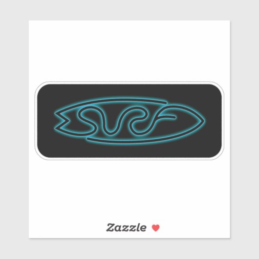Neon Surf Sticker (Vel)