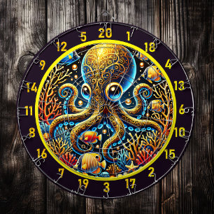 Neon Surge Octopus Dartboard Dartbord