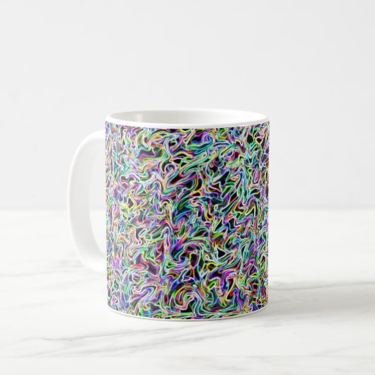 Neon Swirl 11oz Mug (Devant gauche)