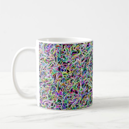 Neon Swirl 11oz Mug (Gauche)