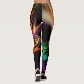 Neon Swirls Leggings Motifs (Dos)