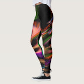 Neon Swirls Leggings Motifs (Gauche)