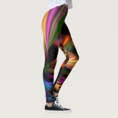 Neon Swirls Leggings Motifs (Droite)