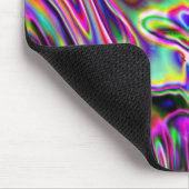 Neon Swirls Muismat (Hoek)
