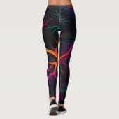 Neon Synapse - Leggings Abstraits inspirés de Neur (Dos)
