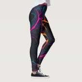 Neon Synapse - Leggings Abstraits inspirés de Neur (Droite)