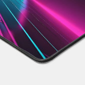 Neon Synthwave Glowing Pyramid Tunnel Gamer Bureaumat (Hoek)