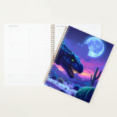 Neon T Rex Night Run Planner (Display)