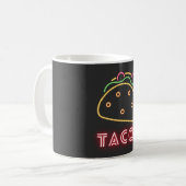 Neon Tacos-symbool Koffiemok (Voorkant links)