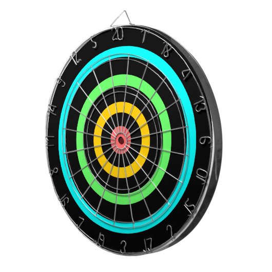 Neon Target Dartbord (Voorkant Rechts)
