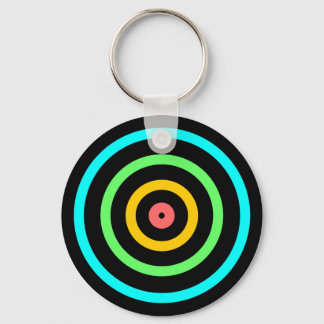Neon Target Sleutelhanger