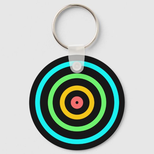 Neon Target Sleutelhanger (Voorkant)