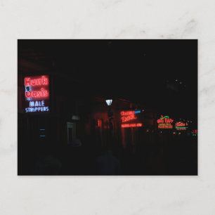 Neon tekenen van New Orleans Briefkaart