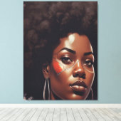 Neon Theology for Uncertain Saints   Canvas Afdruk (Insitu (Houten vloer))