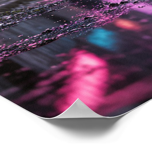 Neon Thorns - Poster du Rose Assassin Cyberpunk (Coin)