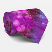 Neon Tie Dye - Mannen Stropdas (Opgerold)