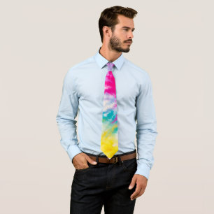 Neon Tie Dye Super Cravate masculin