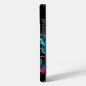 Neon Tiger Design Telefoonhoes/iPhone 14 Hoesje (Achterkant / Links)