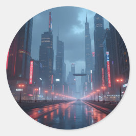 Neon Tomorrow -  Ronde Sticker