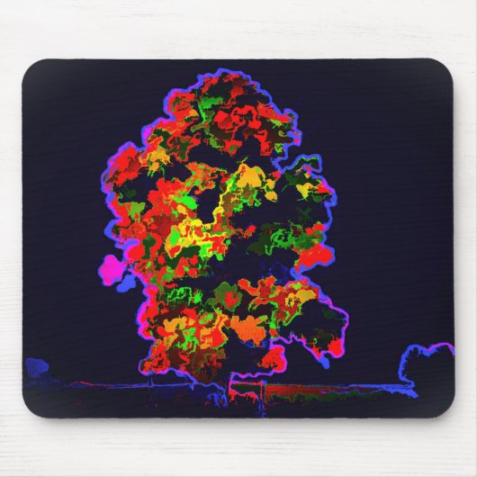 Neon tree explosie muismat (Voorkant)