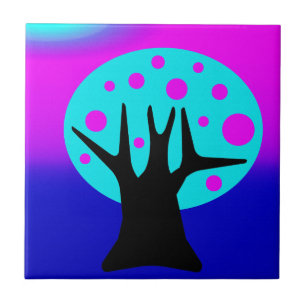 Neon Tree keramische tapijten Tegeltje