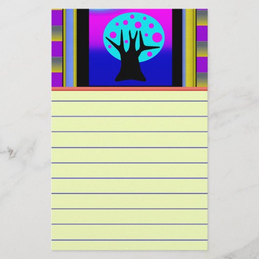 Neon Tree Letterhead Briefpapier (Voorkant)