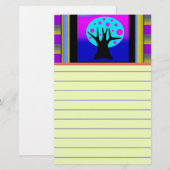 Neon Tree Letterhead Briefpapier (Voorkant / Achterkant)