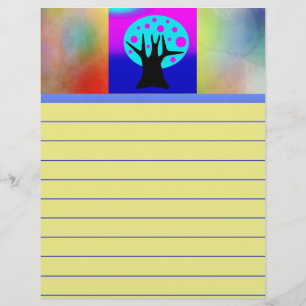 Neon Tree Stationery