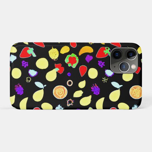 Neon Tropic Fruits Burst Case-Mate iPhone Case (Achterkant (horizontaal))