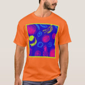 Neon Tropical Fruits Pattern Art. Nu kopen T-shirt (Voorkant)
