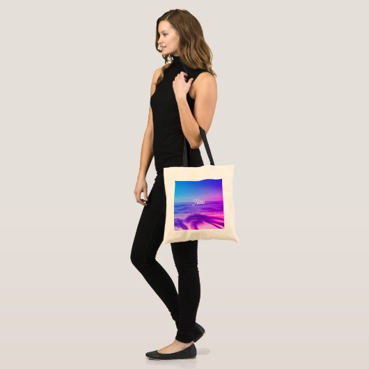 Neon Tropical Paradise Trendy Tote Bag (Voorkant (model))
